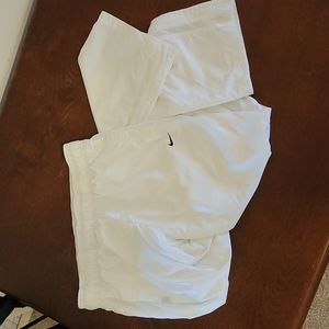 White Dri-Fit Nike Lightweight Tennis Pants